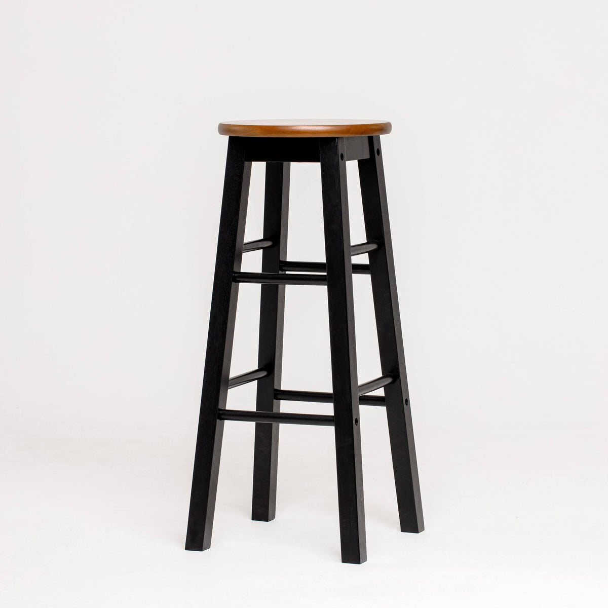 Bar Stool with Round Acacia Seat A96562