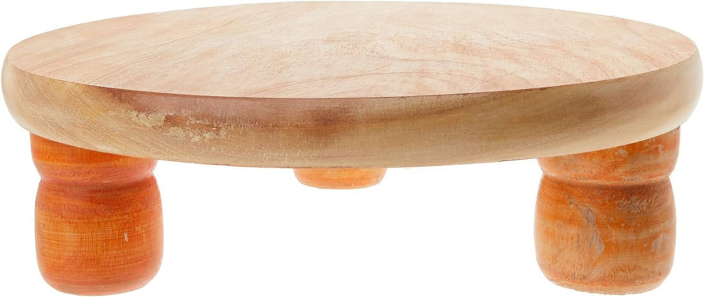 Manual Wooden Roti Chapati Tortilla Presser Maker With Rolling Pin, 10-Inch E8664
