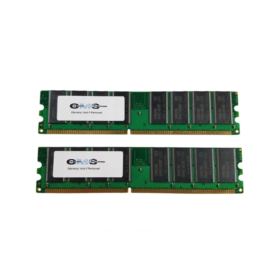 2GB (2X1GB) DDR1 3200 400MHZ NON ECC DIMM Memory Ram L12137