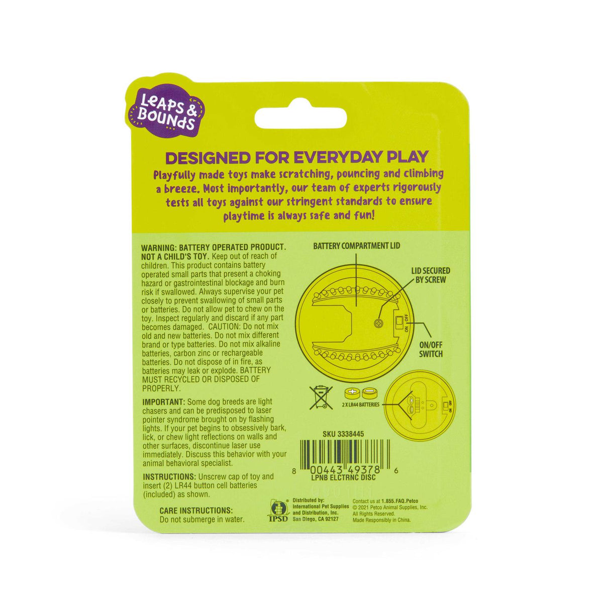 Electronic Disc Cat Toy O733