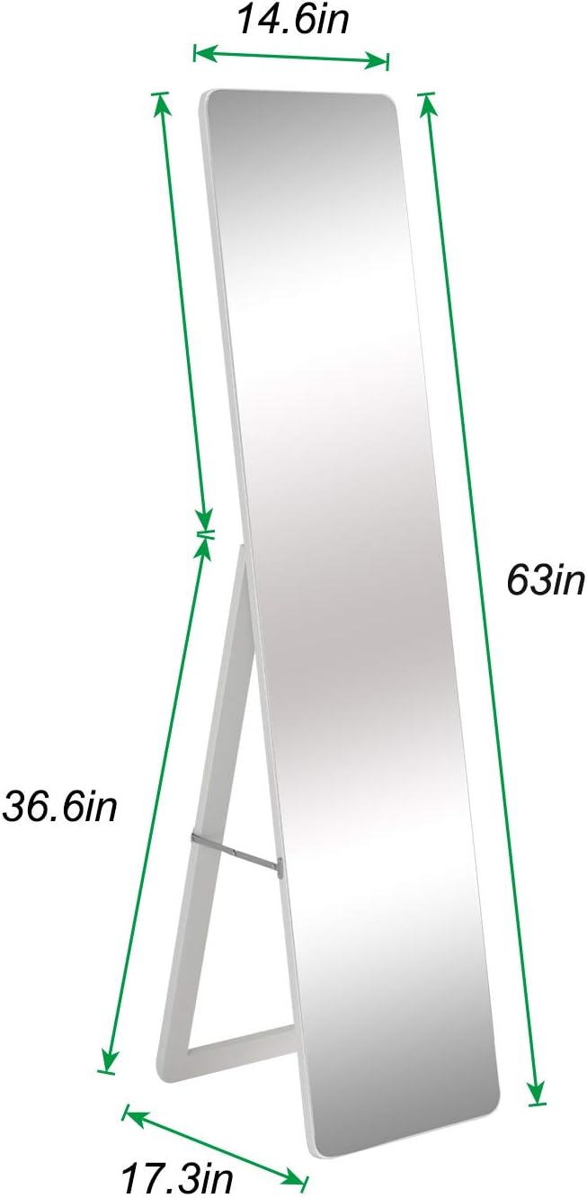 Full Length Mirror 63 inch x 14.6 inch with Floor Stand L898