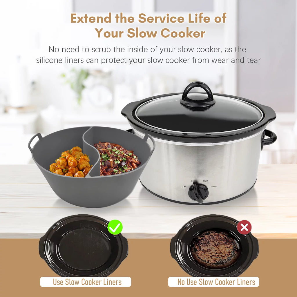 Silicone Slow Cooker Liners, 2pcs S715997