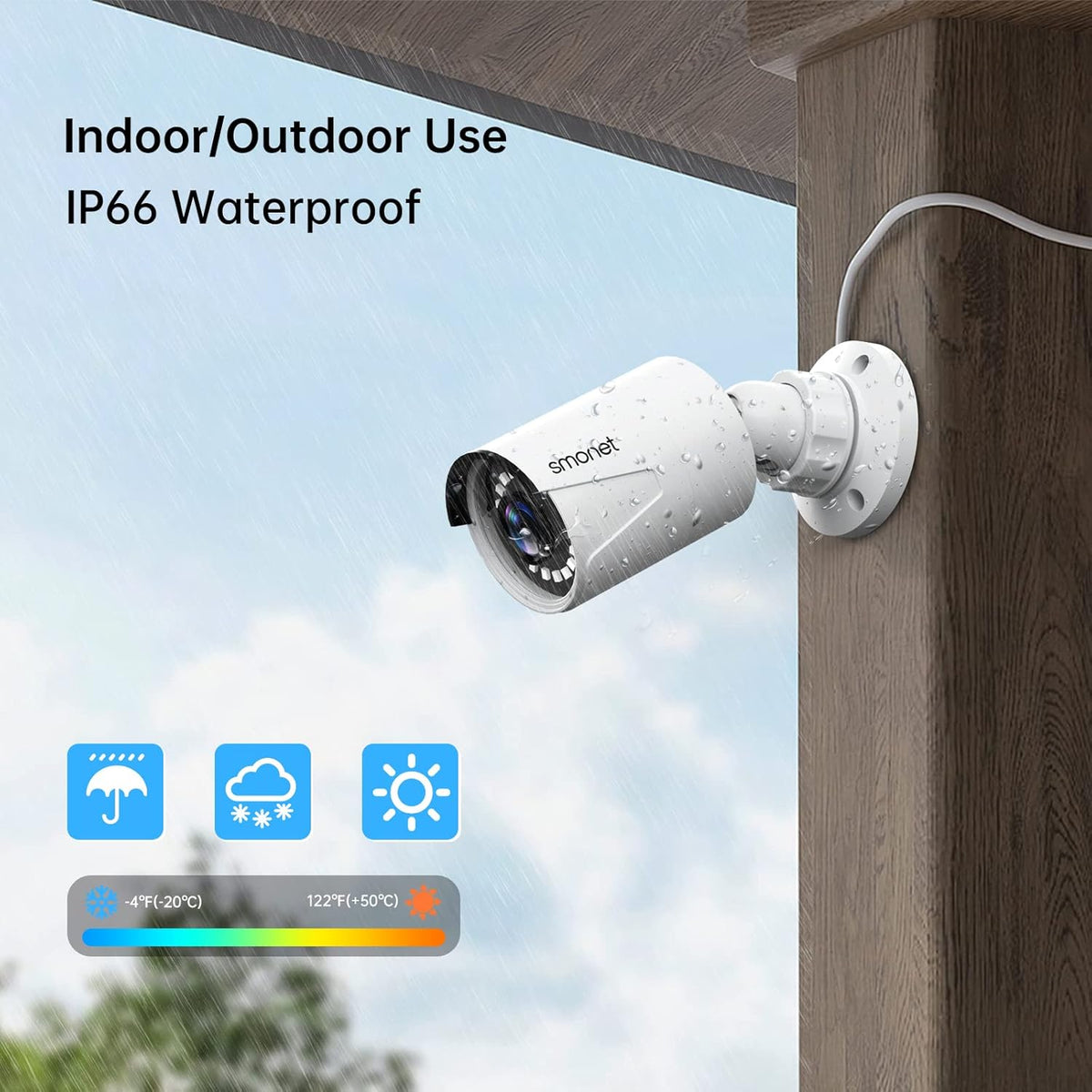5MP PoE Security Camera System with Audio 3TB Hard Drive T453156