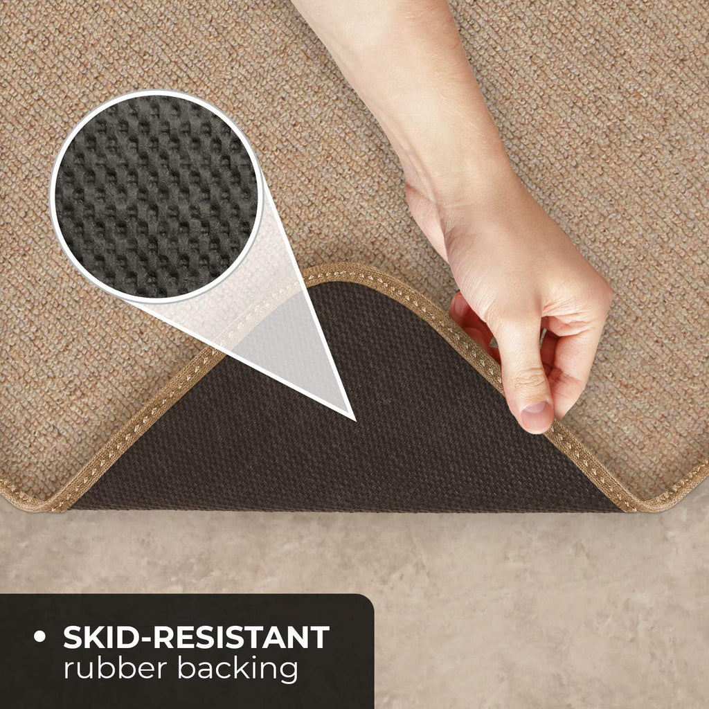 Skid-Resistant Carpet Runner - Pebble Beige - 10 Feet X 36 Inches K42261