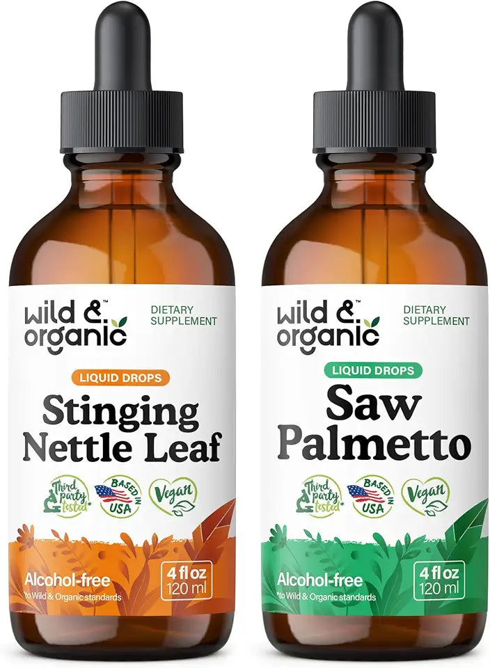 Stinging Nettle Leaf Tincture 4 fl oz & Saw Palmetto Tincture 4 fl oz L1072