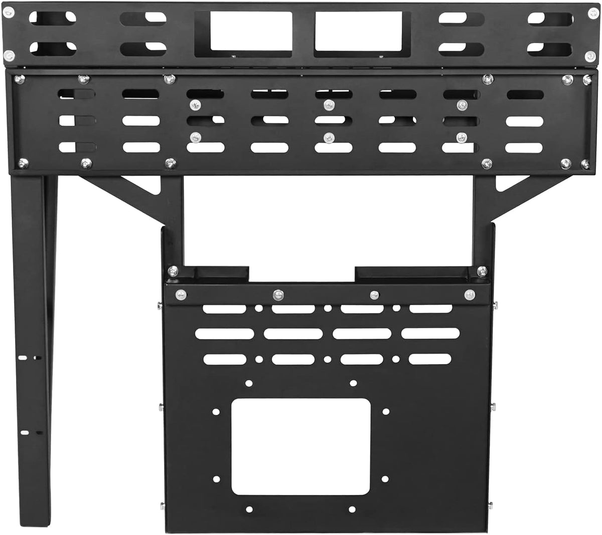 Tailgate Basket Rear Cargo Rack System with Reinforced Tailgate Hinge Kit T4698