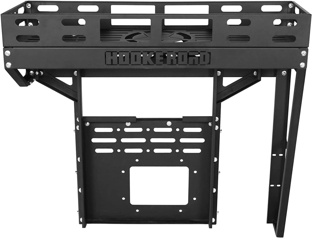 Tailgate Basket Rear Cargo Rack System with Reinforced Tailgate Hinge Kit T4698