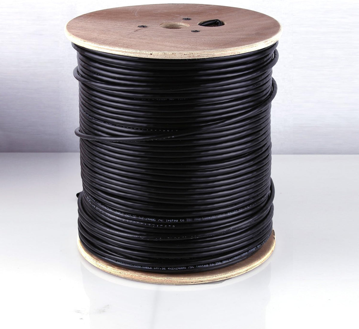 RG59 Siamese Coaxial CCTV Cable 1000 ft. Black M1216