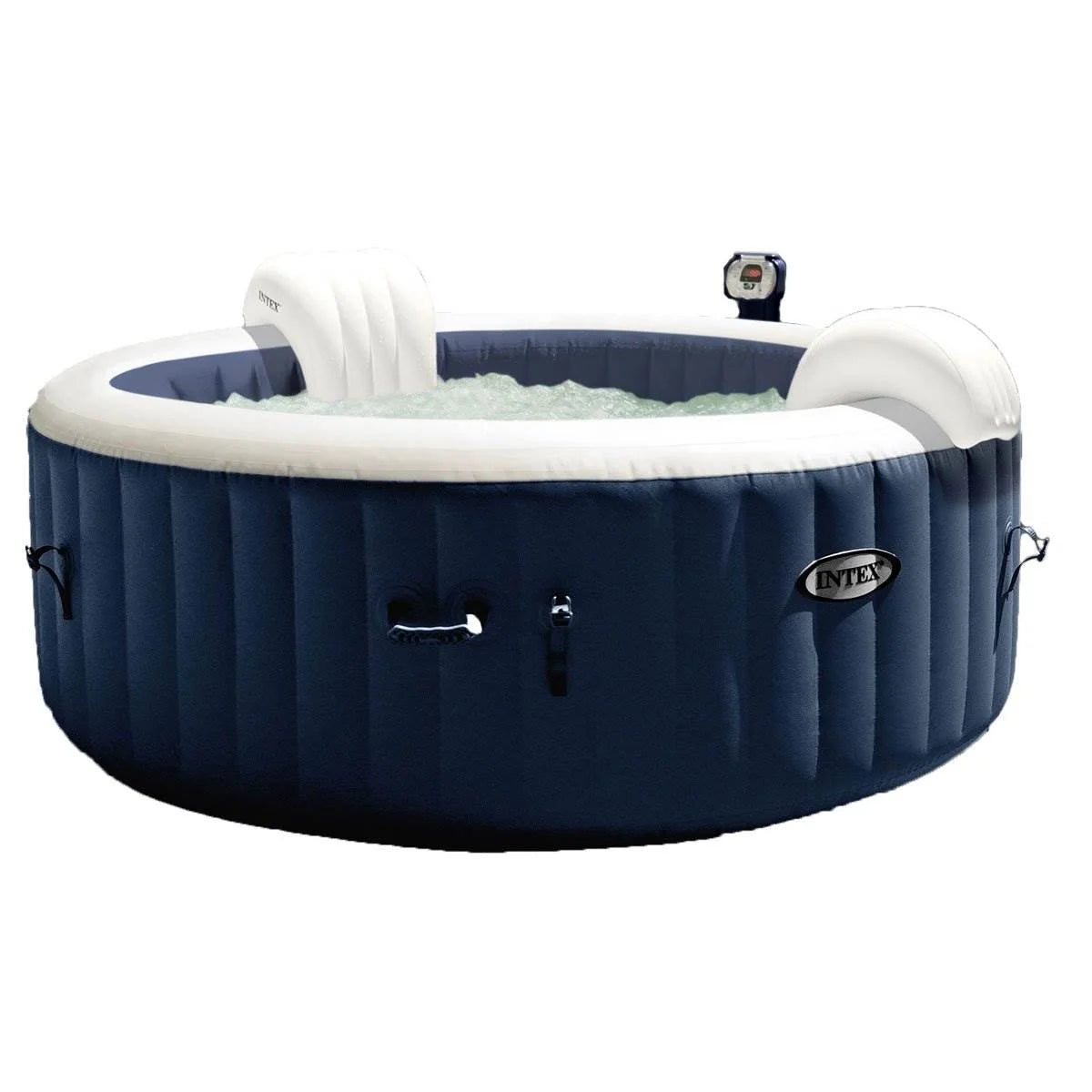 4 Person Inflatable Hot Tub with LED Light A26583