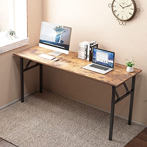Teak Black Small Folding Desk N7797