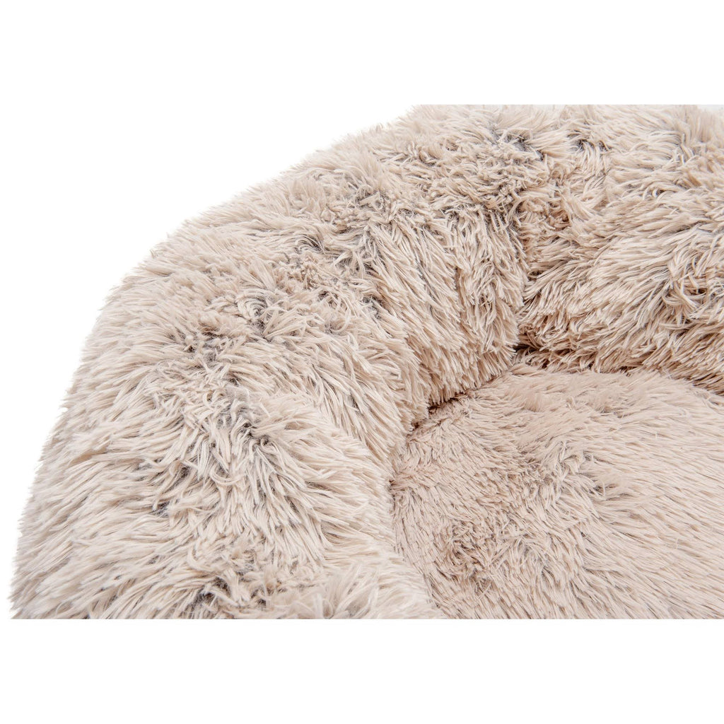 Long Fur Donut Dog Bed V48628