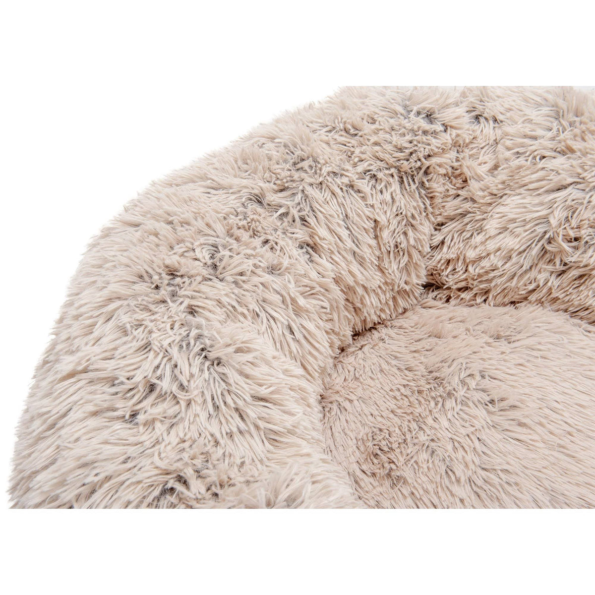 Long Fur Donut Dog Bed V48628