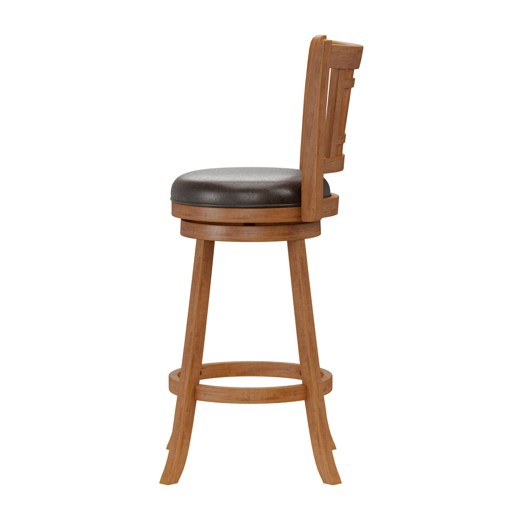 Brown Swivel Bar Stool M86877