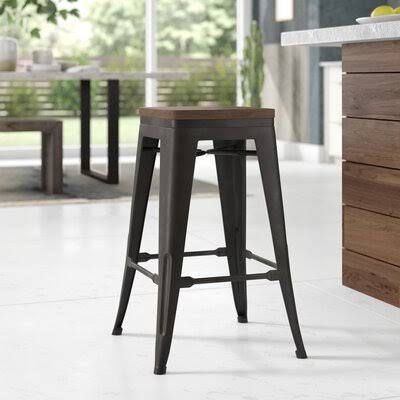 Brown Counter Bar Stool W4529