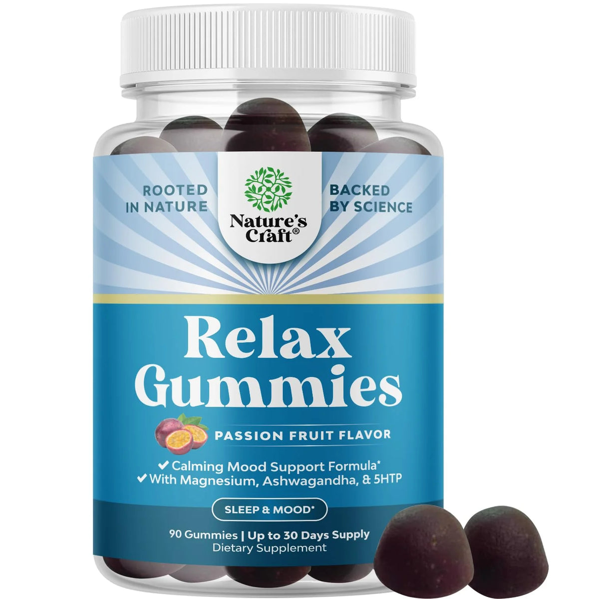 Ashwagandha Magnesium Stress Gummies 90 Count E7819