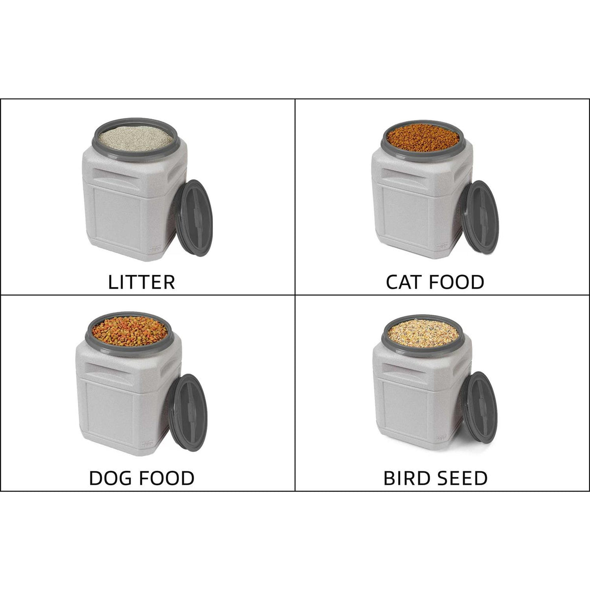 Pet Food Storage Container with Scoop X945527