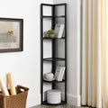5 Tiers Corner Shelf Black M4782