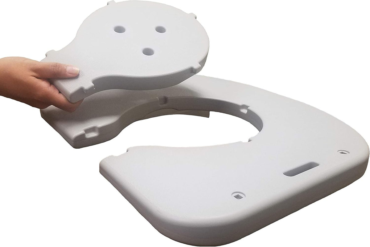 Bathtub Transfer Bench and Sliding Shower Chair with Cut Out L586385