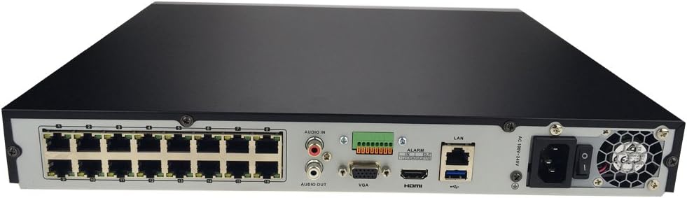 16CH 16POE 12Mp Resolution NVR S3198
