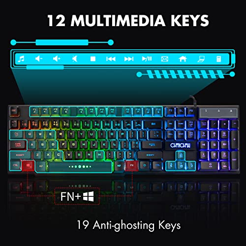 RGB Backlit Wired Gaming Keyboard G7149