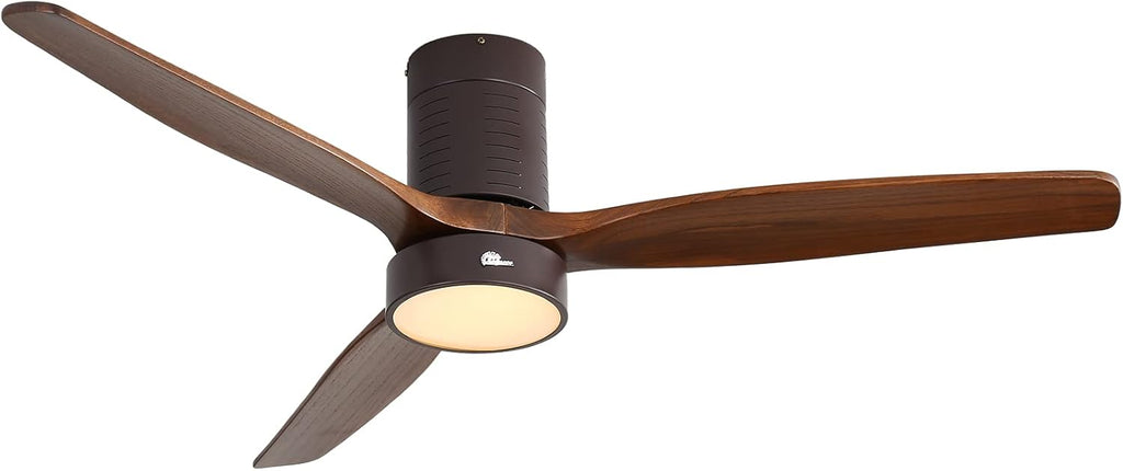 52 Inch Flush Mount Ceiling Fan with Remote Control O18578