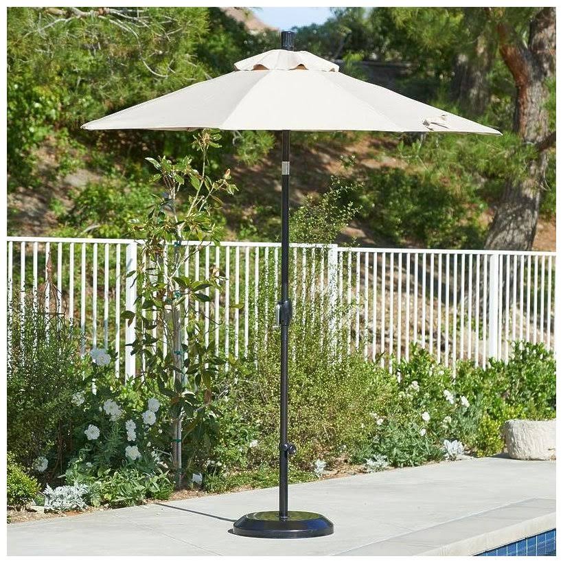 7.5 ft. Bronze Aluminum Market Patio Umbrella W40701