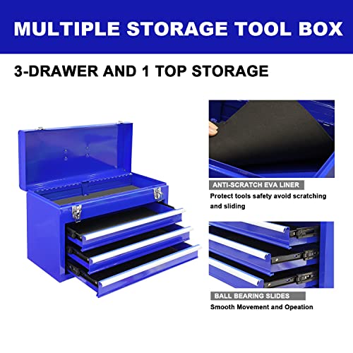 20" 3 Drawer Steel Tool Box B960