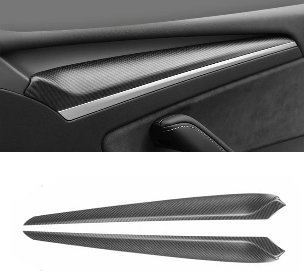 Matte and Gloss Black Carbon Fiber Dashboard Cover Wrap W756