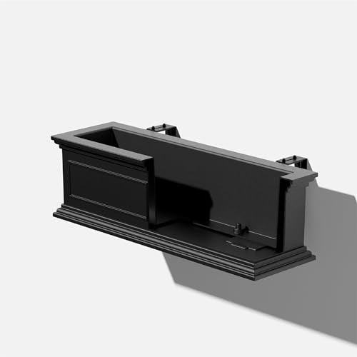 Plastic Rectangular Railing Planter C59679