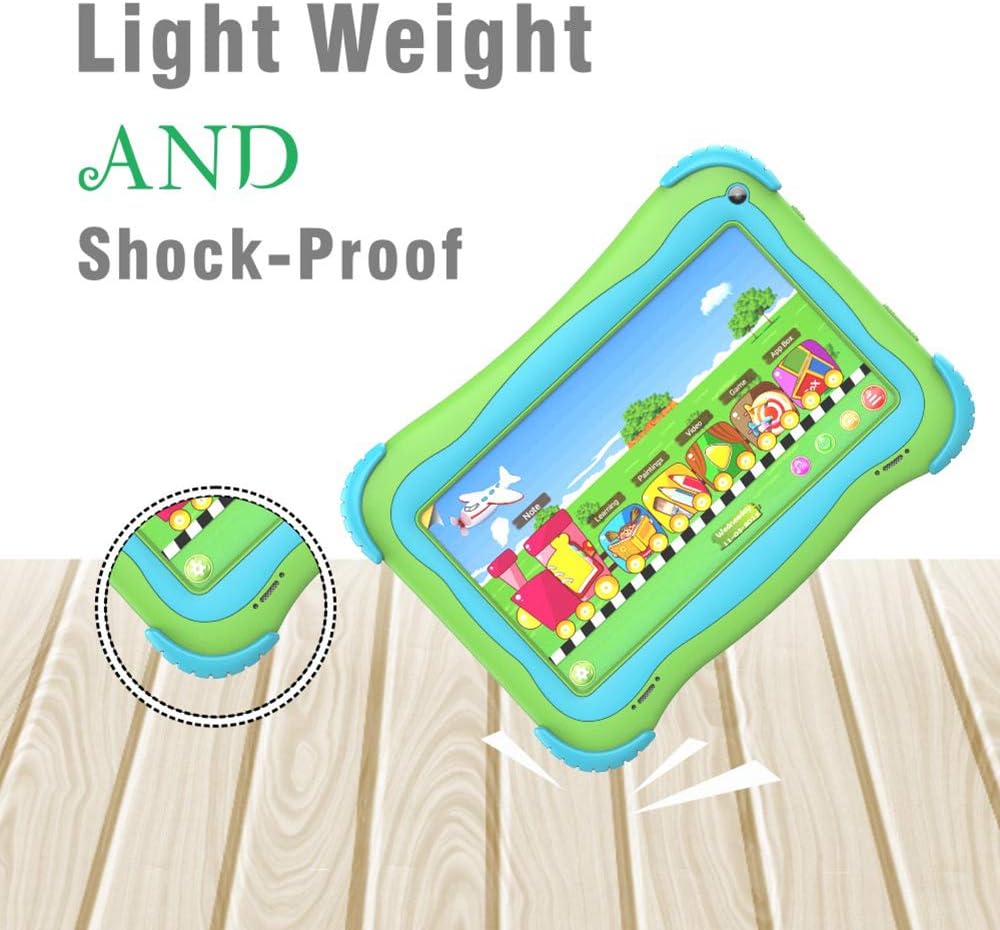 Green 7 Android Kids Tablet 1GB + 32GB Pack of 2 W592