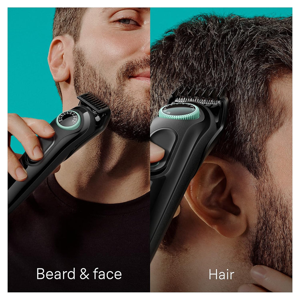 5-in-1 Trimmer for Men with Beard Trimmer, Ear & Nose Trimmer, Hair Clippers, Black I696