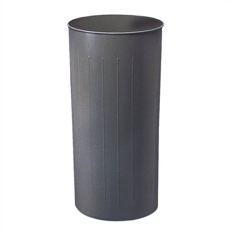 Charcoal Round 20 Gallon Trash Can Set of 3 H400