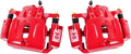 Red Coated Caliper Pair with Hardware Brake Kit C95596