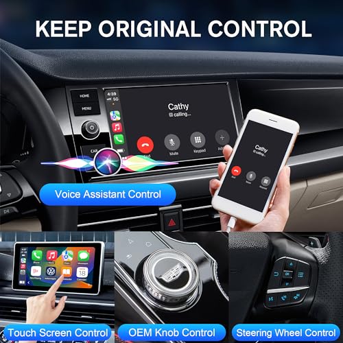 Grey Wireless Carplay Adapter with USB C Receiver O882