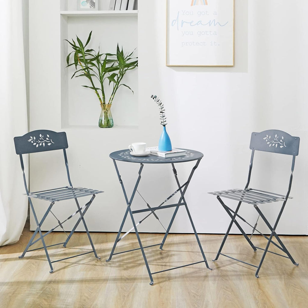 3 Piece Folding Patio Bistro Set K620392