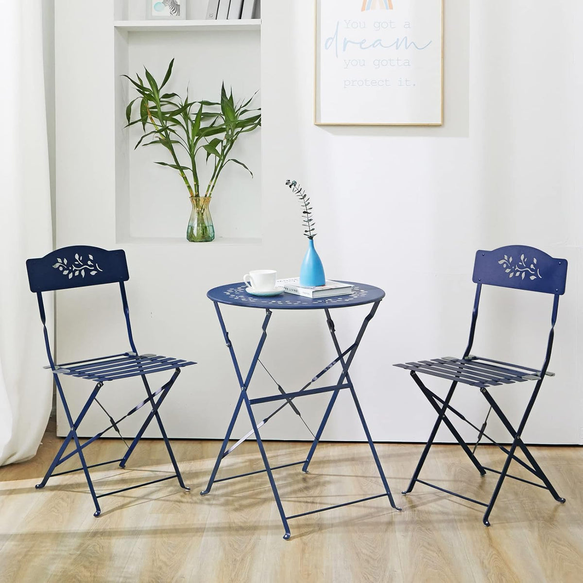 3 Piece Folding Patio Bistro Set K620392