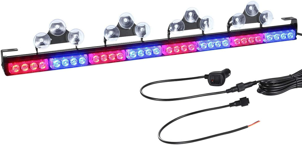 Red Blue LED Emergency Strobe Light Bar D268585