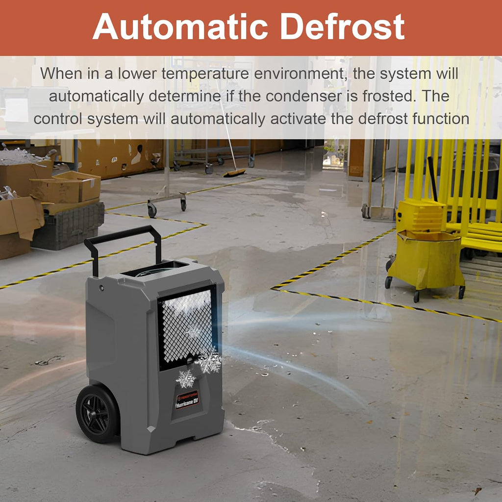 110 Pints Commercial Dehumidifier with Pump and Drain Hose G273246
