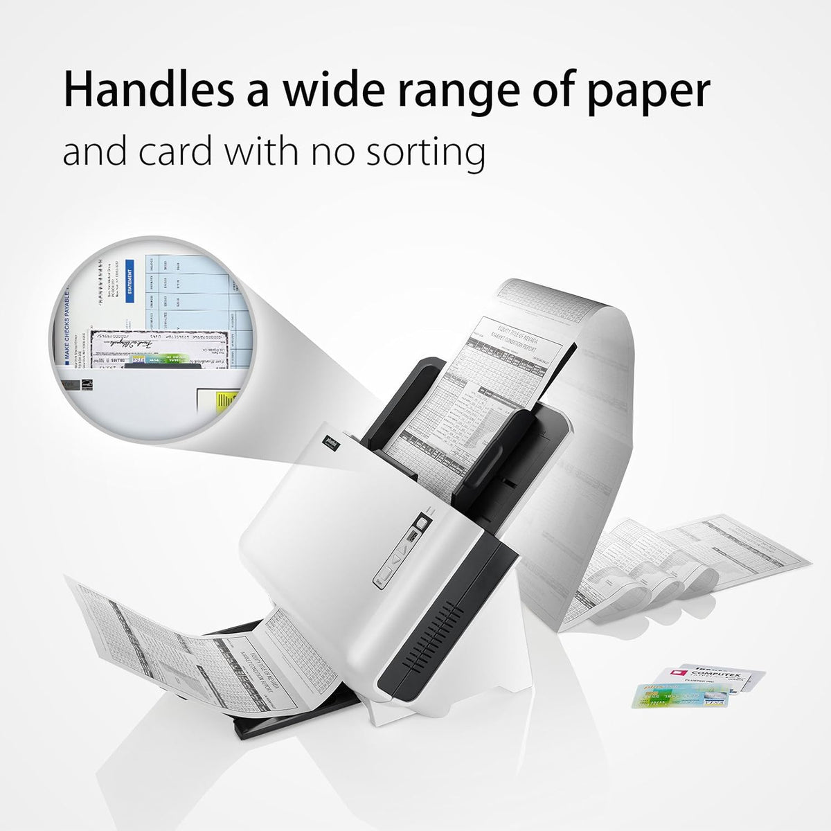 100 Page ADF 80ppm A3 Document Scanner O493966