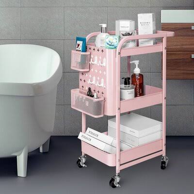 Pink Kitchen Cart G8079