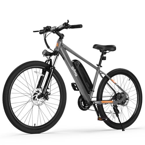 21-Speed Electric Mountain Bike with 350W Motor and Removable Battery W114