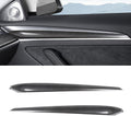 Matte and Gloss Black Carbon Fiber Dashboard Cover Wrap W756