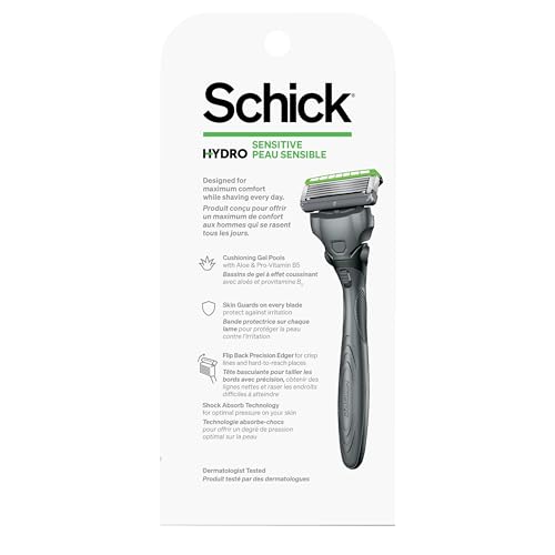 Hydro 5 Sense Sensitive Skin Razor with 1 Handle and 2 Refills Q8136