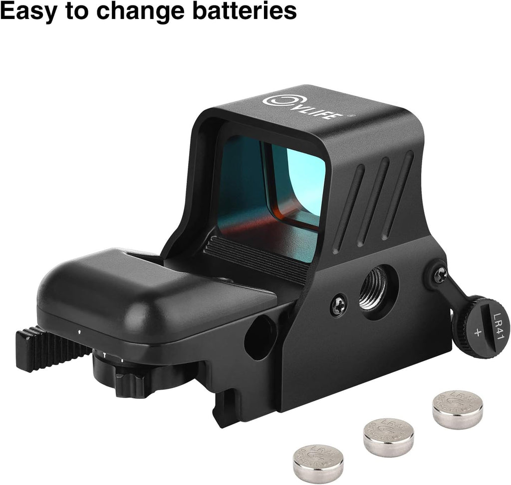 1x22x33 Red Dot Sight 4 Reticles Reflex Sight with Quick Detach Mount K959562