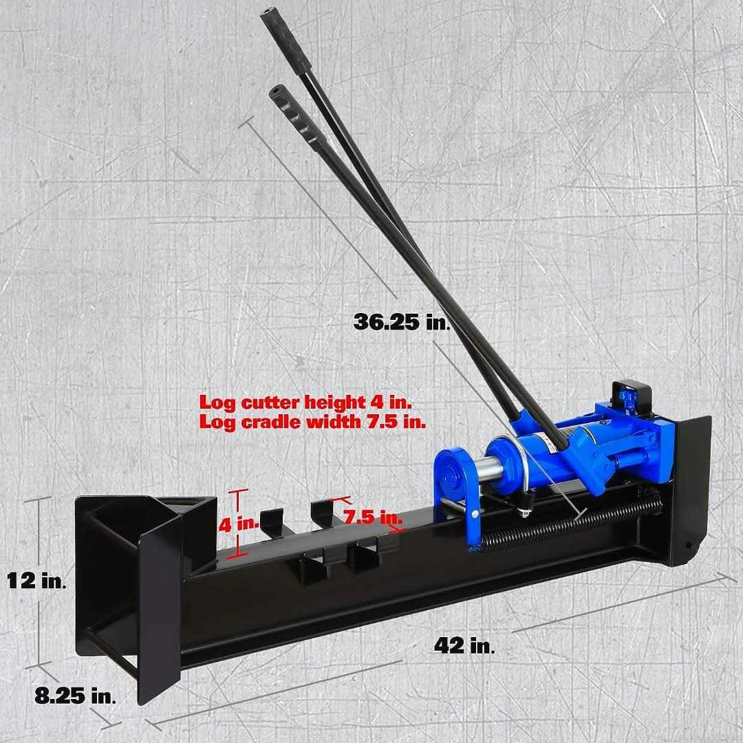 12 Ton Manual Hydraulic Wood Splitter W9711