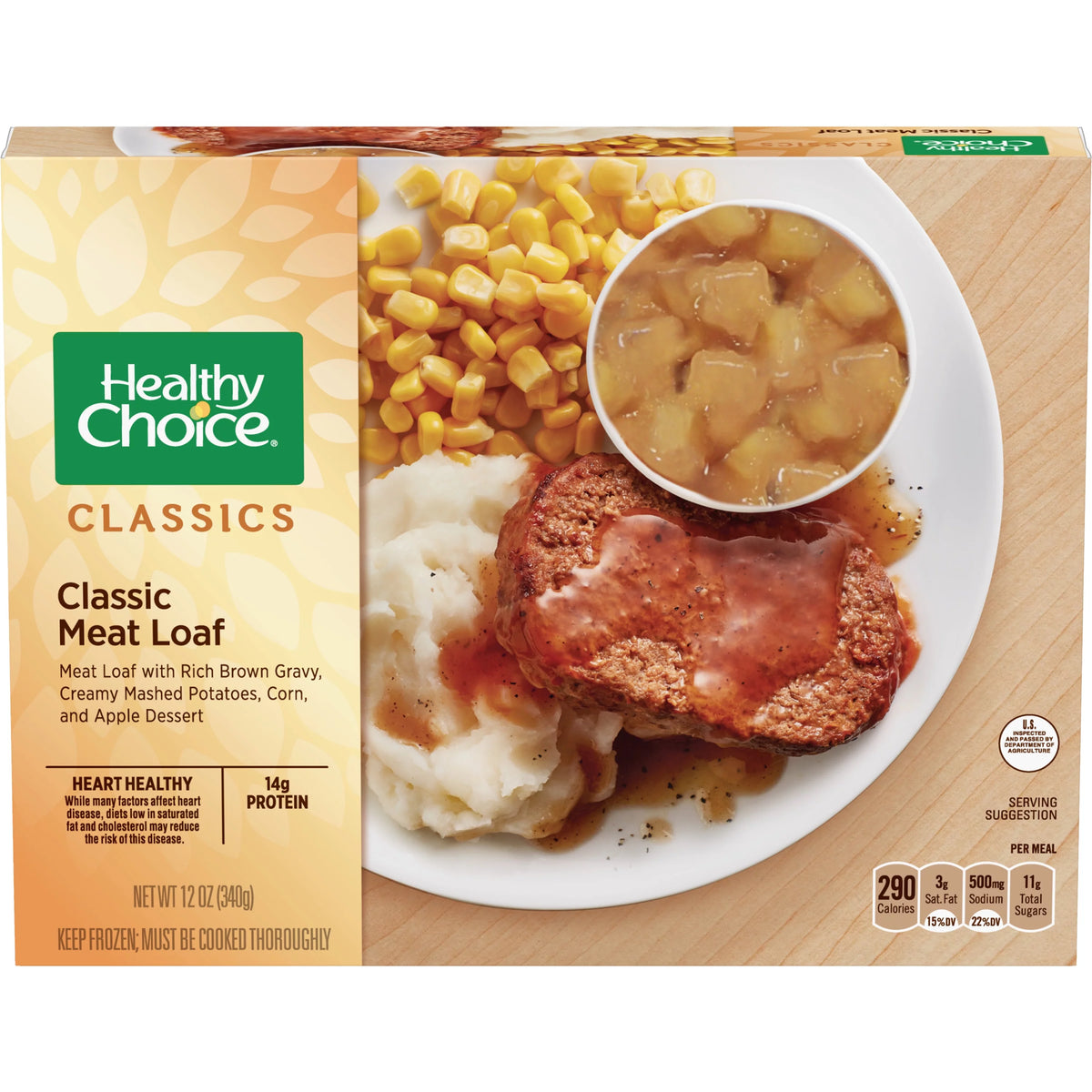Case of 12, Classic Meat Loaf Complete Meal, 12 oz. C785
