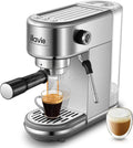 20 Bar Stainless Steel Espresso Coffee Machine with 40oz Detachable Water Tank F659