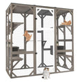 71" Wooden Cat Enclosure Z10737