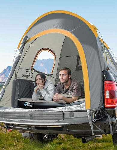 Green Waterproof Double Layer Pickup Truck Tent for 2 Person I859