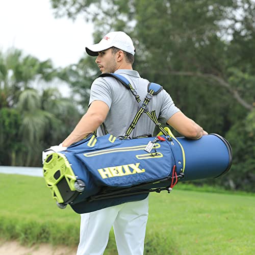 6 Way Dividers Golf Stand Bag with Wheel U923063